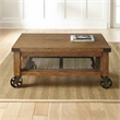 Steve Silver Hailee 3pc Coffee Table Set in Brown
