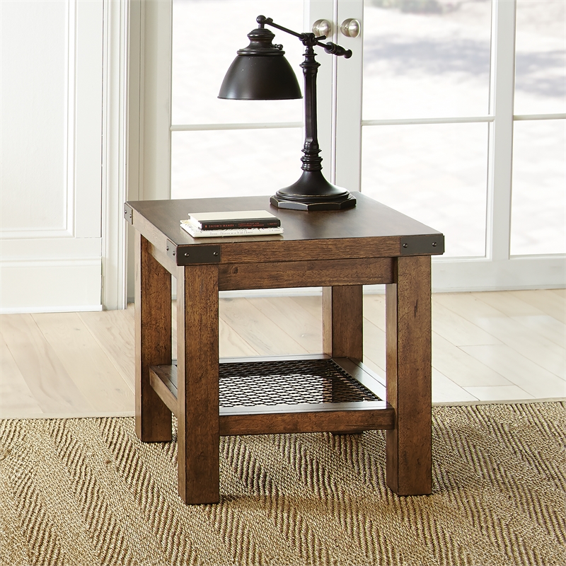 Steve Silver Hailee 3pc Coffee Table Set in Brown