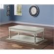 Steve Silver Hemingway 3pc Coffee Table Set in White
