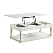 Steve Silver Hemingway 3pc Coffee Table Set in White