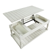 Steve Silver Hemingway 3pc Coffee Table Set in White
