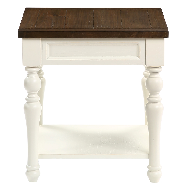Steve Silver Joanna 3pc Two End & One Coffee Table in White