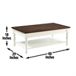 Steve Silver Joanna 3pc Two End & One Coffee Table in White