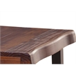Steve Silver Jennings Live Edge 3pc Coffee & End Table Set in Brown