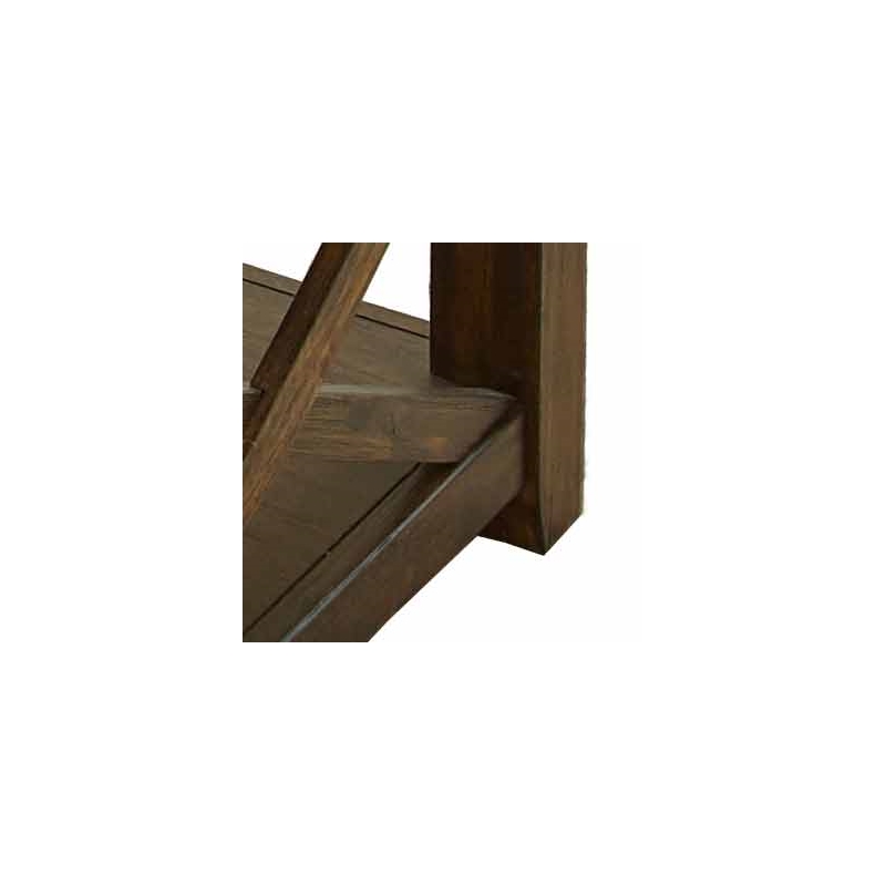Steve Silver Lenka 3pc Coffee & End Table Set in Brown
