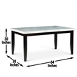 Steve Silver Westby 7pcs Dining Sets in White