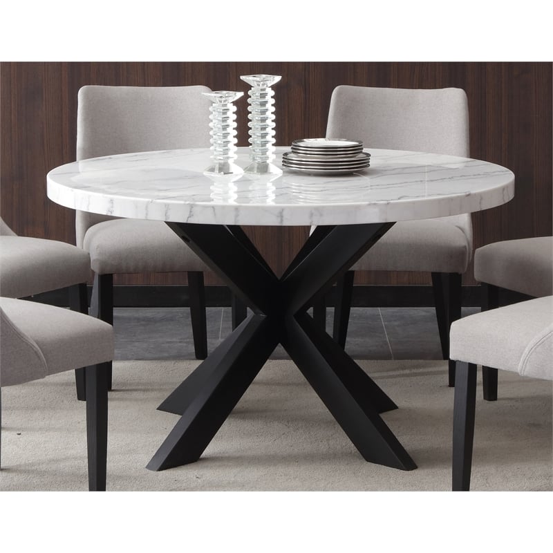 Steve Silver Xena 5pc Dining Set in Black