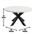 Steve Silver Xena 5pc Dining Set in Black