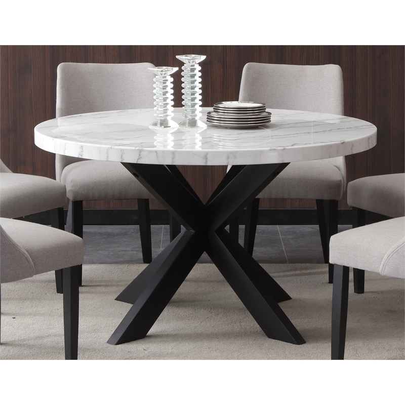 Steve Silver Xena 7pc Dining Set in Black