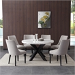 Steve Silver Xena 7pc Dining Set in Black