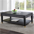 Steve Silver Yves 3PC Cofee End Table Set in Black