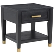 Steve Silver Yves 3PC Cofee End Table Set in Black