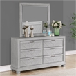 Steve Silver Montana 4-Piece King Bedroom Set in Gray