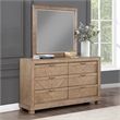 Steve Silver Montana 4-Piece King Bedroom Set in Weathered Sand