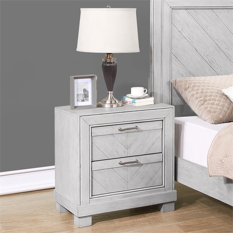 Steve Silver Montana 4-Piece Queen Set in Gray