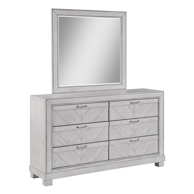 Steve Silver Montana 4-Piece Queen Set in Gray