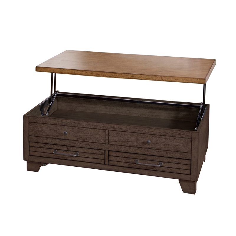 Steve Silver Bear 3pc Coffee End Table Set in Brown