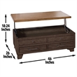 Steve Silver Bear 3pc Coffee End Table Set in Brown
