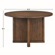 Steve Silver Cambridge 5-Piece Dining Table Set (T+4S) in Brown