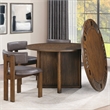 Steve Silver Cambridge 6PC Game Table Set in Brown
