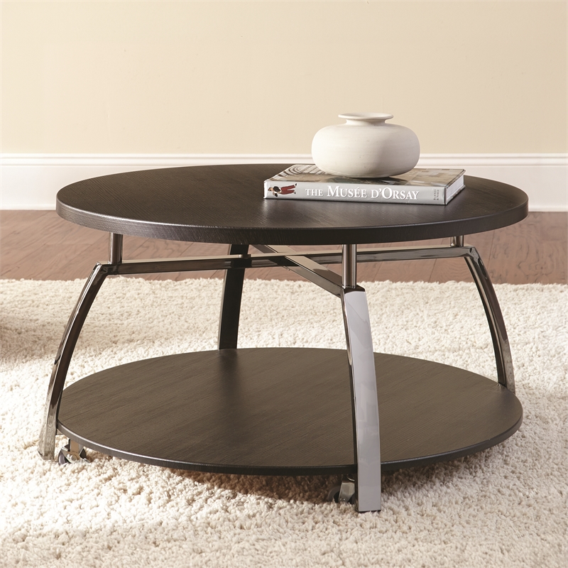 Steve Silver Coham 3pc Coffee Table Set in Brown