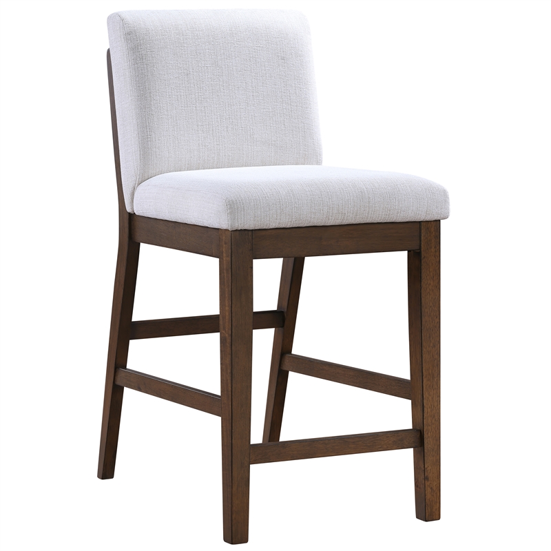 Steve Silver Canton 7PC Counter Dining Set w/Upholster Chair in Brown