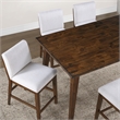 Steve Silver Canton 7PC Counter Dining Set w/Upholster Chair in Brown