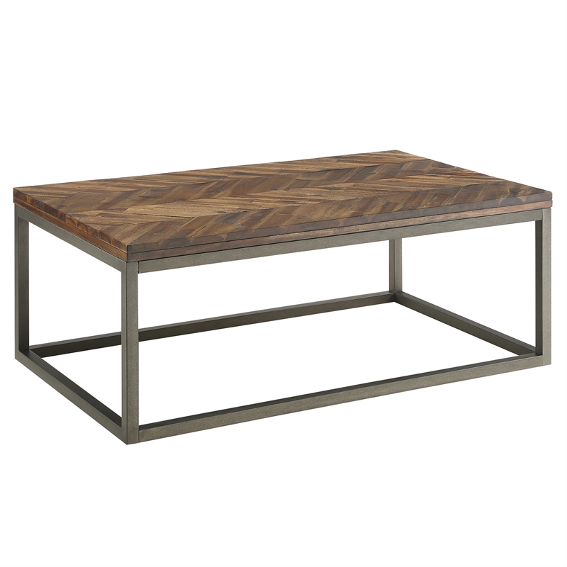 Steve Silver Lorenza 3pc Coffee Table Set in Brown