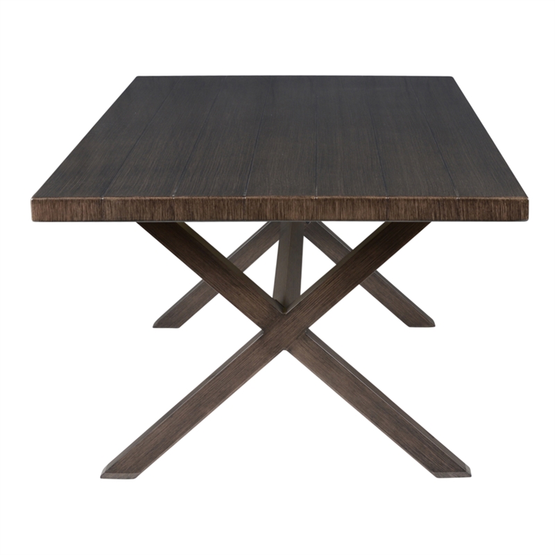 Steve Silver Marina 5pc Dining Set in Brown