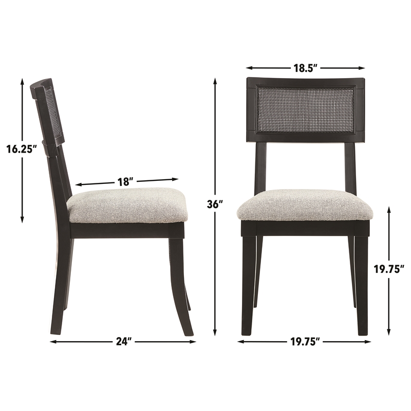 Steve Silver Colvin 5pc Dining Set in Black