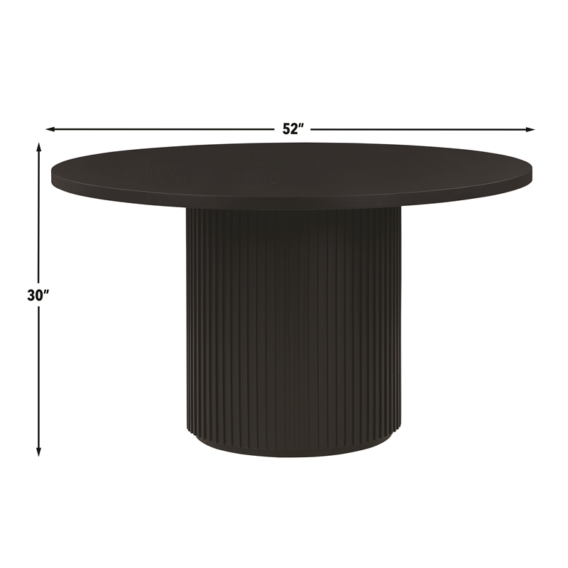 Steve Silver Colvin 7pc Dining Set in Black