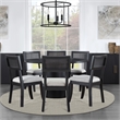 Steve Silver Colvin 7pc Dining Set in Black