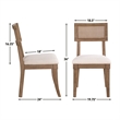Steve Silver Colvin Brown 7pc Dining Set in Brown