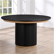 Steve Silver Magnolia 5PC Round Dining Set in Black