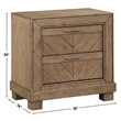 Steve Silver Montana Sand King 3 pc Bedroom Set(2 NS+Bed)