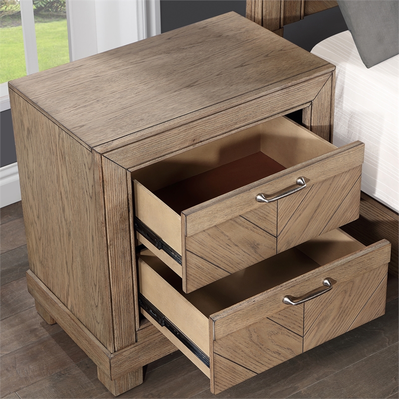 Steve Silver Montana Sand Queen 3 pc Bedroom Set(2 NS+Bed)