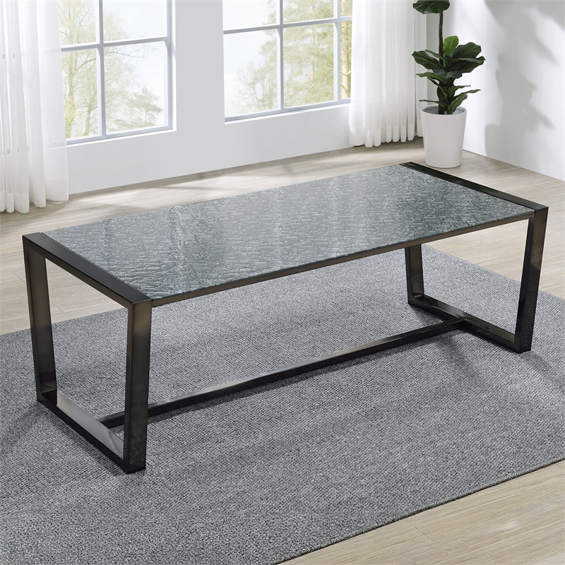 Steve Silver Mazie 3-Piece Coffee & End Table Set in Black