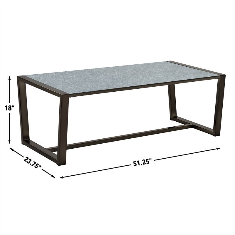 Steve Silver Mazie 3-Piece Coffee & End Table Set in Black