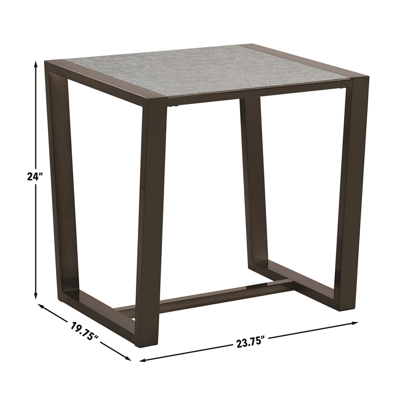 Steve Silver Mazie 3-Piece Coffee & End Table Set in Black