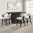 Steve Silver Oakley Black 7PC Counter Dining Set