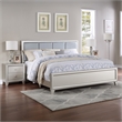 Steve Silver Omni 3 pc King Bedroom Set(2 NS+Bed) in Gray