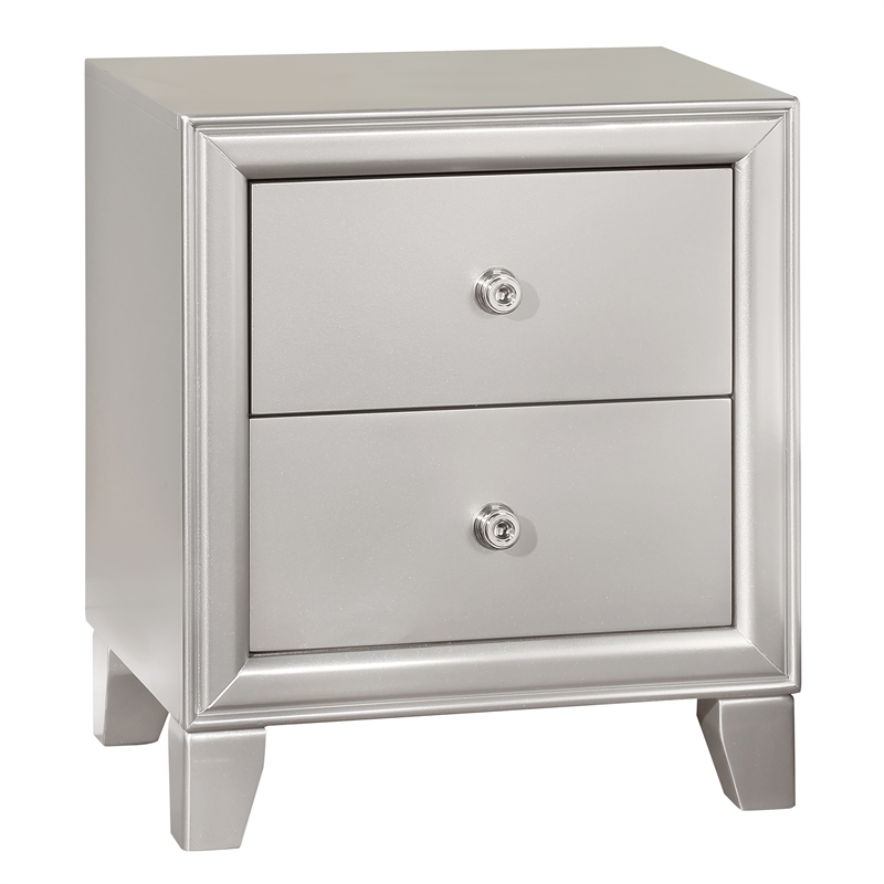 Steve Silver Omni 3 pc Queen Bedroom Set(2 NS+Bed) in Gray