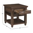 Steve Silver Oliver 3-Piece Coffee & End Table Set in Brown