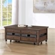 Steve Silver Oliver 3-Piece Coffee & End Table Set in Brown