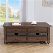 Steve Silver Oliver 3-Piece Coffee & End Table Set in Brown