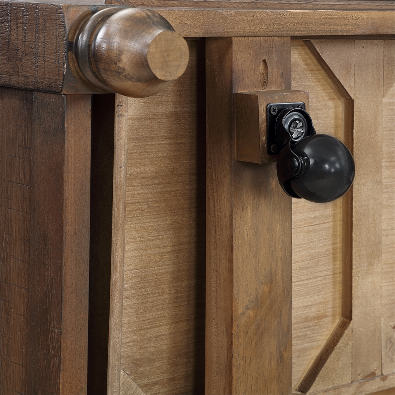 Steve Silver Oliver 3-Piece Lift-Top Coffee & End Table Set in Brown