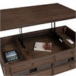 Steve Silver Oliver 3-Piece Lift-Top Coffee & End Table Set in Brown