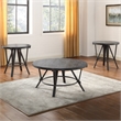 Steve Silver Oliver 3-Piece Lift-Top Coffee & End Table Set in Brown