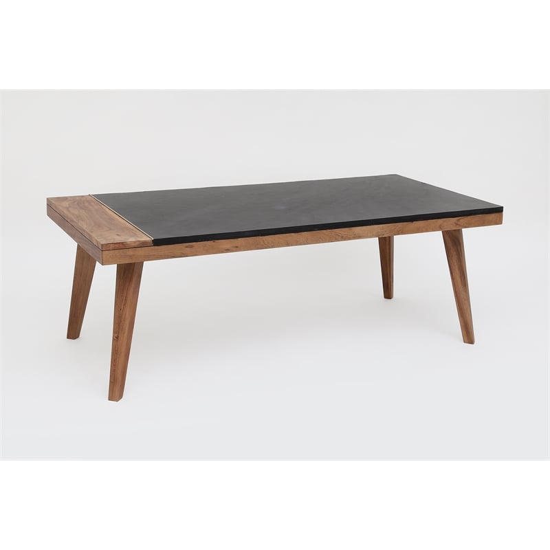 Steve Silver Caspian 3pc Coffee Table Set in Brown