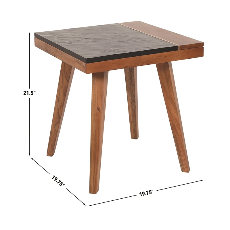 Steve Silver Caspian 3pc Coffee Table Set in Brown